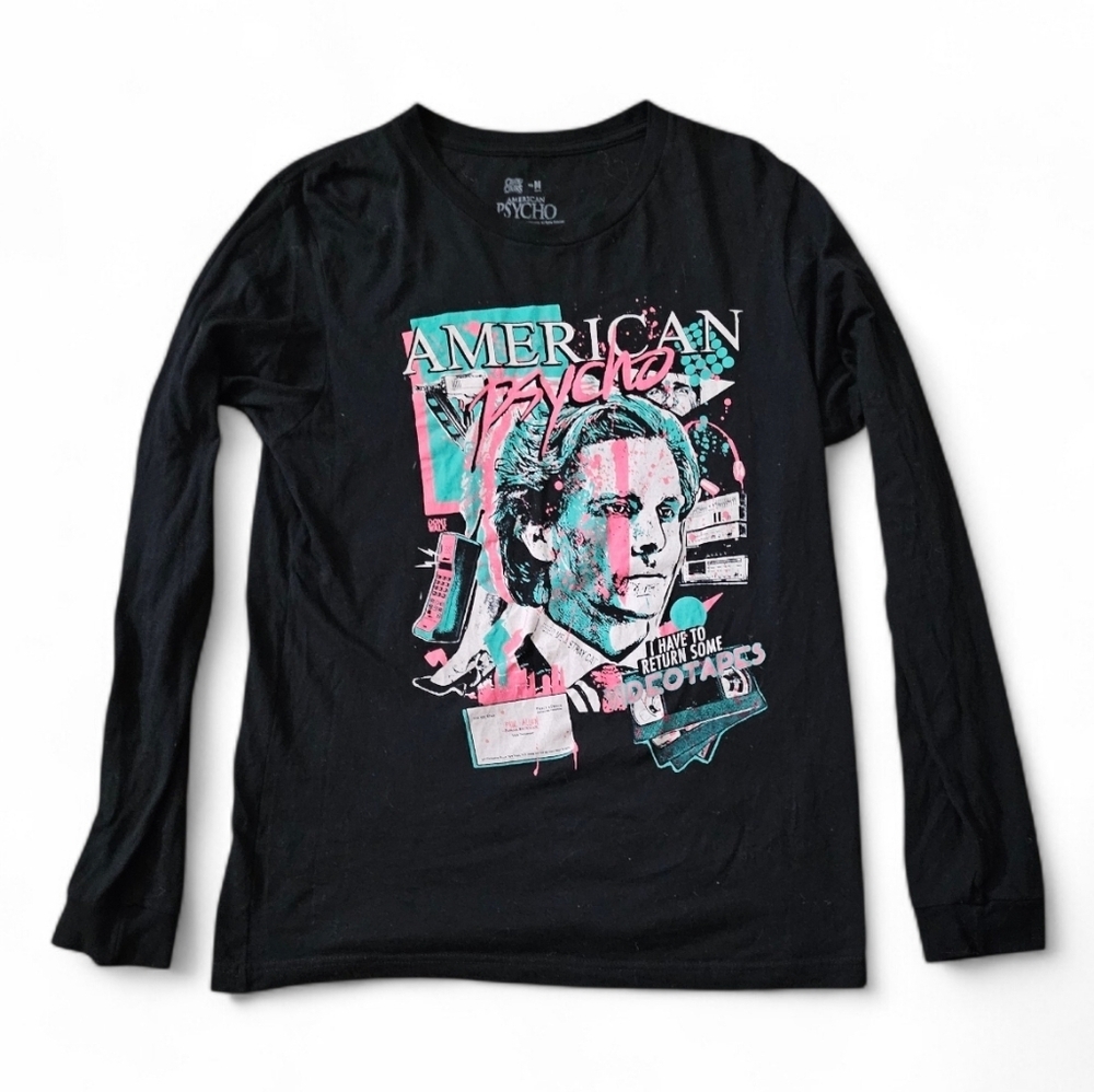 Cavity Colors Special Edition American Psycho Graphic Long-Sleeved Tee - Picture 4 of 12